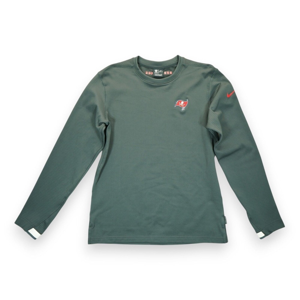 Nike Dri-Fit Tampa Bay Buccaneers NFL On Field Long Sleeve Shirt Size Small Gray